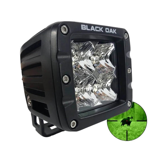 Black Oak Pro Series Infrared 2" 940nm Flood Pod Light - Black [2IR-POD940]