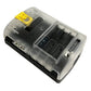 BLUE SEA 5025 ST Blade Marine RV Fuse Block with Cover, 6 Circuit Neg Bus